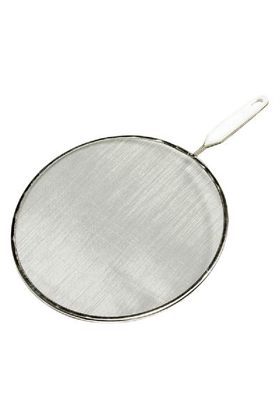 Chef Craft Splatter Screen with Handle Silver 10inch