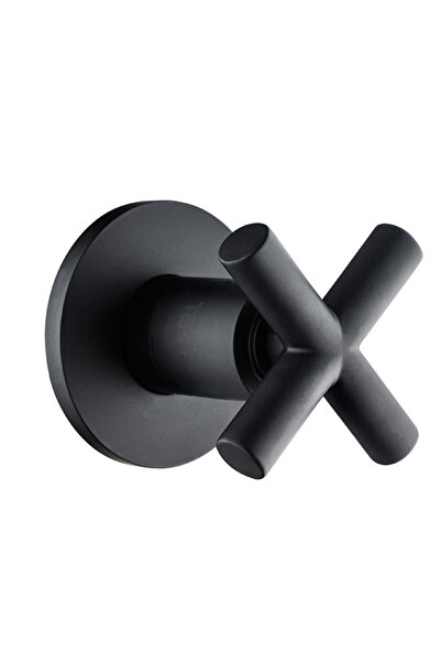 Tema Cross Ankastre Stop Valf (PPRC/MAT SİYAH)