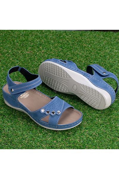 Tellus Sandale dama Tellus 25-17, Denim - 37