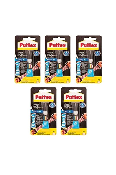 Pattex SÜPER JAPON YAPIŞTIRICI 3G BLİSTER 5 ADET
