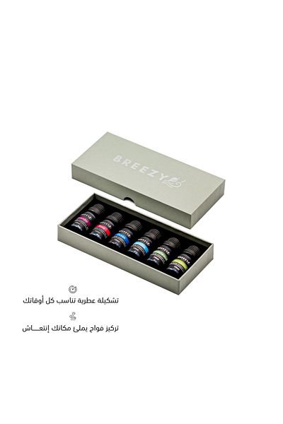 TAAM_SA Aromatherapy Essential Oil Set for Diffuser Relaxation and Self Care – 6 Soothing Scents