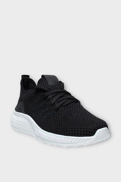 Liger Women's Lightweight Breathable Knitwear Sports Shoes Black - White