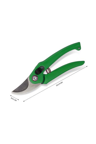 Generic 7.5 Inch Hand Pruner Cutter with Carbon Steel Blades – Garden Branch Trimmer for Home Use (Green)