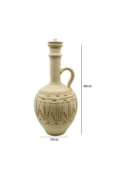 Generic 3.5L Clay Water Jar with Lid