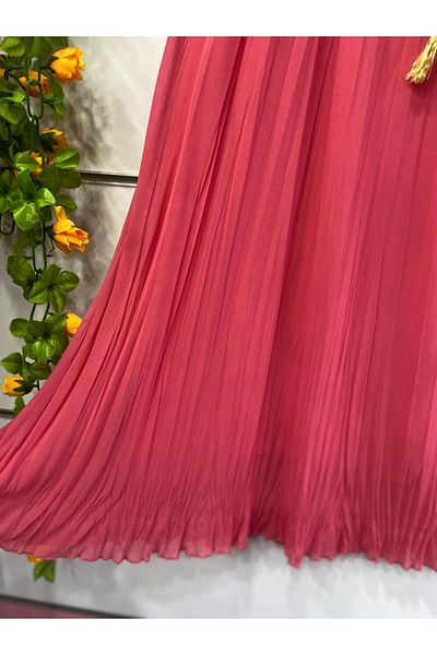 edu collection Chiffon Kiloş Skirt with Lining
