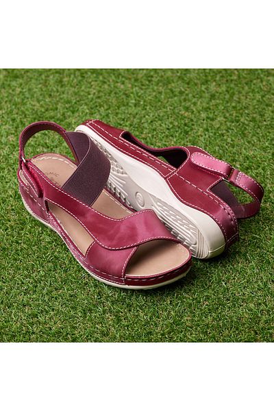 Tellus Tellus women's sandals 25-24, Bordeaux - 37