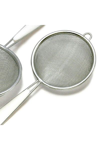 Chef Craft 2-Piece Stainless Steel BPA-Free Mesh Strainer Silver