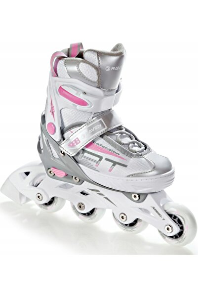 Raven Role inline Raven Profession White/Pink 31-35 (S), pentru copii