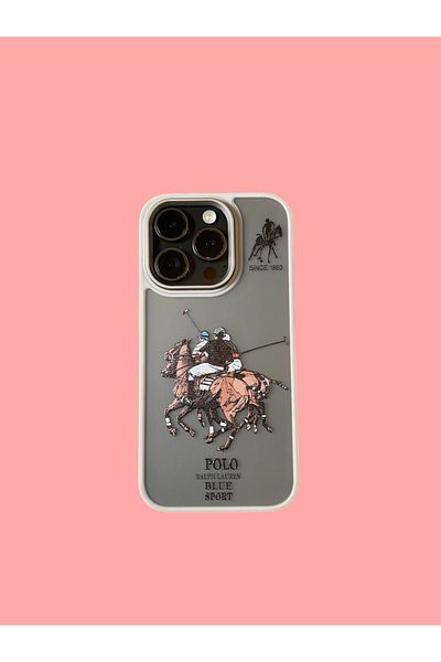 Polo Ralph Lauren Phone case compatible with iPhone 16 PRO, Polo Ralph Lauren, gray