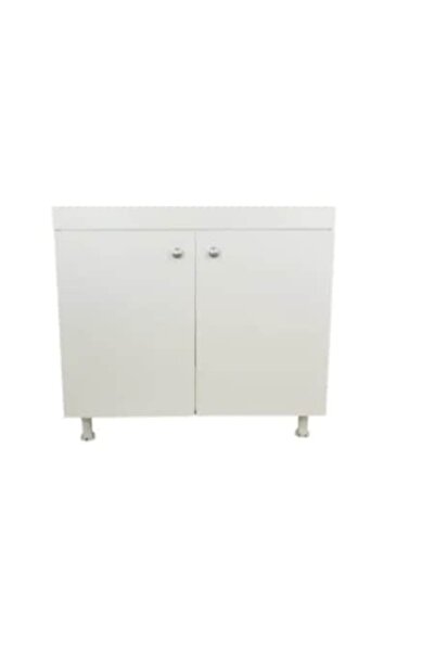 TEMPOLINE Masca Chiuveta Alba, cu 2 usi, 80x50x80 cm, Pal 18mm