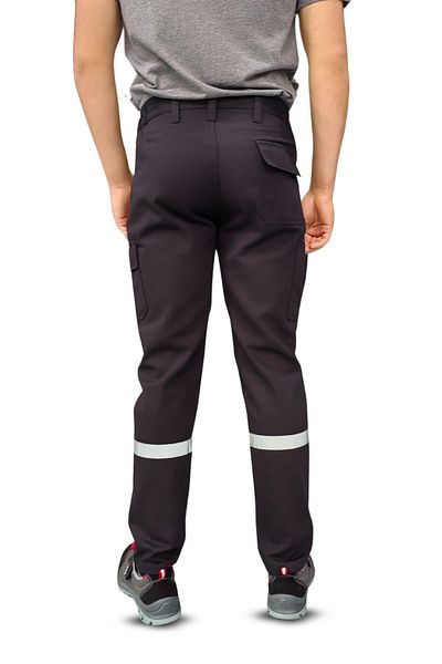 Uniprom Business Trousers Summer Basic Model 2 Black 5 Pockets