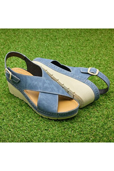 Tellus Women's sandals Tellus 27-13, Denim - 37