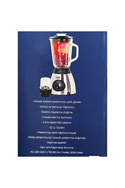 AKILLIELMA CVS DN 12108 BUZ KIRICI VE BAHARAT ÖĞÜTÜCÜ SÜRAHİ BLENDER