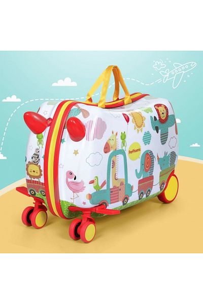 OEM Cărucior de călătorie cu 4 roți, design Zoo