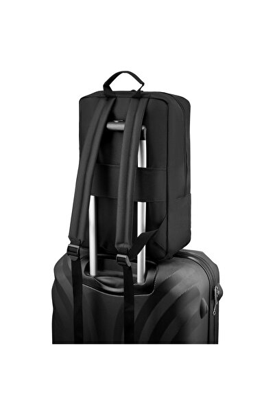 zagatto Σακίδιο πλάτης ταξιδιού, μαύρο, χειραποσκευή καμπίνας, 40x20x25 cm, Wizz Air/ Ryanair, 10kg, ZG771