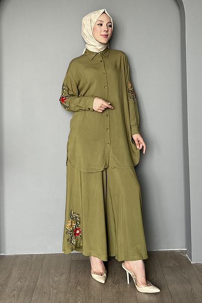 Saklı Butik Hayal Colorful Embroidered Authentic Suit