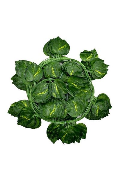 DRAMA HOME Artificial Ivy Leaves Hanging for Wall Decoration 12 Pieces Green 2.3m