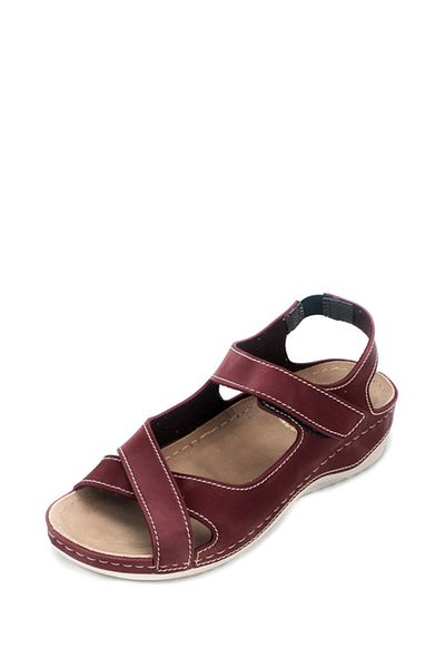 Tellus Women's sandals Tellus 25-25, Bordeaux - 38