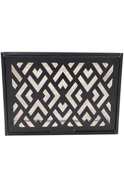 Ideal Pack Black Gift Box with Window – Premium Square Gift Packaging for Jewelry, Candles, Chocol