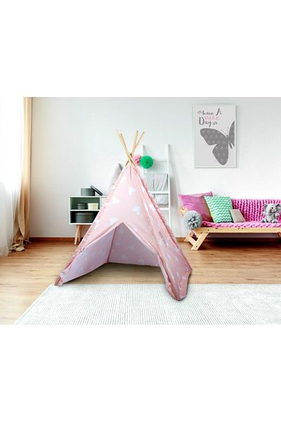 Edco Kids teepee tent 120x120x150cm pink