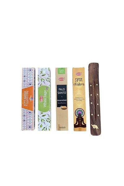 K KATHODE Mixed Set of 80 Premium Hem Scented Sticks, Palo Santo&White Sage, White Sage, Palo Santo