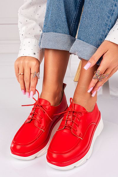 Lush Fashion Women's Casual Shoes Made of Eco-Leather