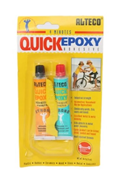 Alteco لاصق إيبوكسي سريع مكون من جزئين – قوة صناعية.