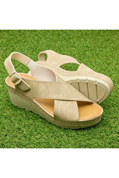 Tellus Sandale dama Tellus 27-13, Bej - 37