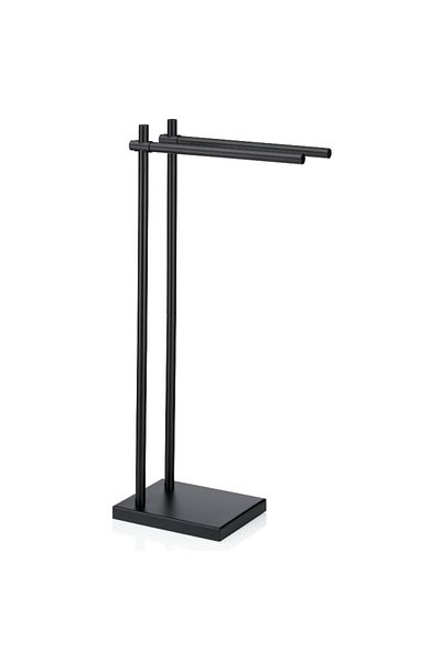Kela Towel holder Devin black metal 23.0x18.0x79.0cm