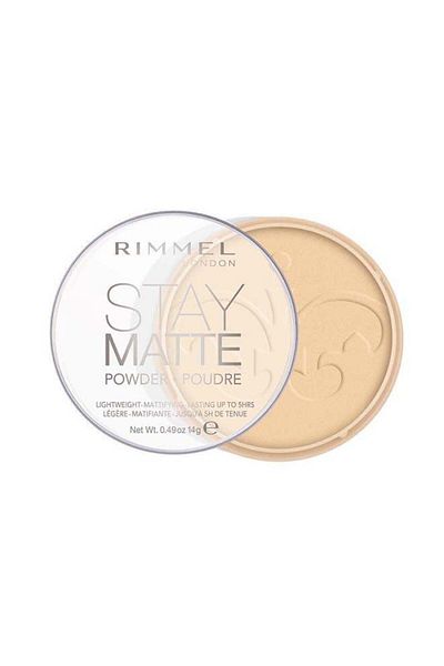RIMMEL LONDON RIMMEL LONDON Stay Matte Pressed Powder 14 g 01 Transparent