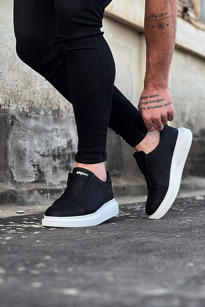 Celira Hs023 Black Daily Casual Men's Shoes