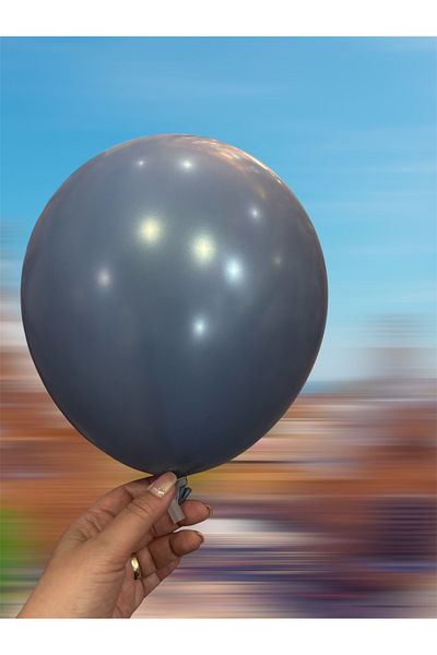 Deniz Party Store Rustic Indigo Metallic Dark Blue Balloon 5 Pcs