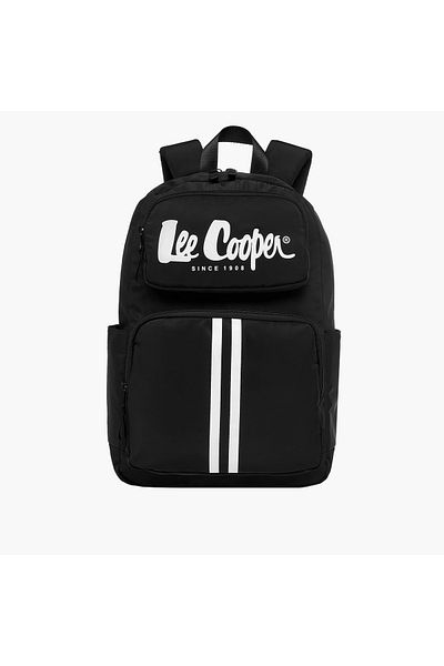 Lee Cooper Lee Cooper Logo Print Backpack with Adjustable Shoulder Straps