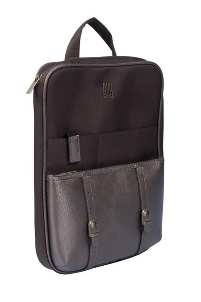 arttone Geantă XXL Aspen A4 maro pentru laptop și tabletă de 17 inchi