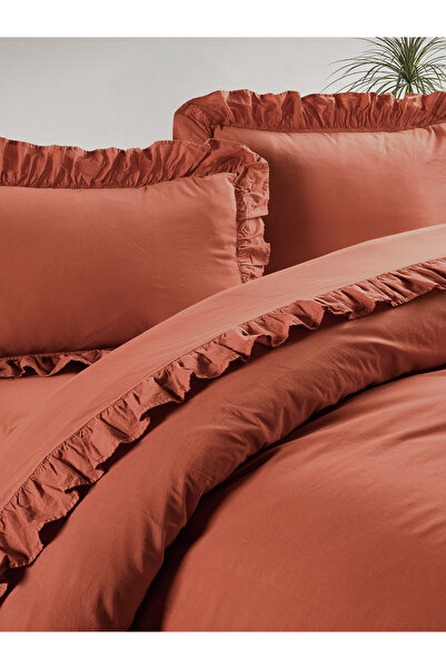 BED LİNE Exclusıve Stonewashed Tek Kişilik Nevresim Takımı Kutulu