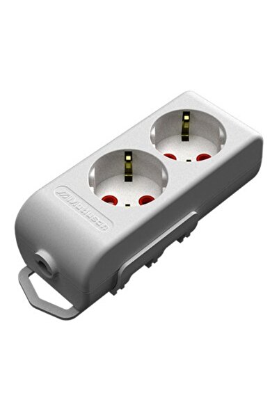 Mutlusan RI-TECH İKİLİ TOP.LI GRUP PRİZ(Ç.K)(KLEM)