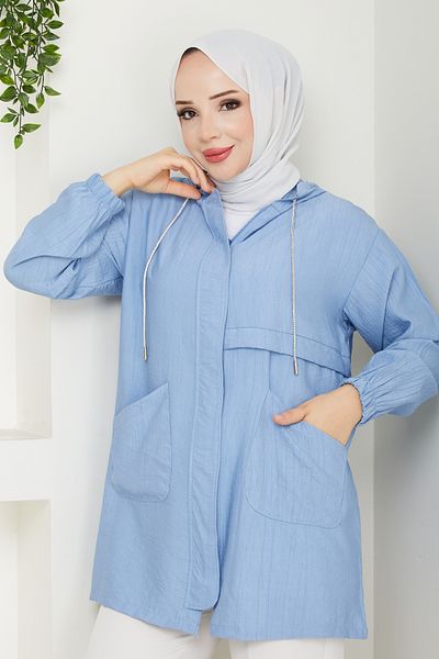 Pamuk Butik Șapcă scurtă pentru femei, cu buzunar și fermoar ascuns