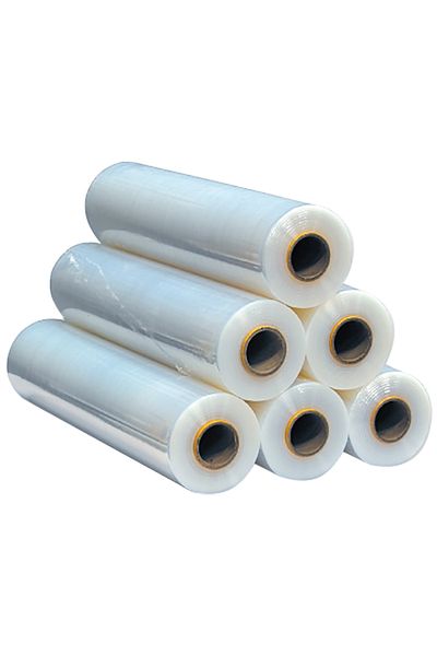 Generic 1Pcs plastic film roll kitchen roll Clear Stretch Film Wrap, 500mm Wide 3 kg Roll Heavy Duty Plastic