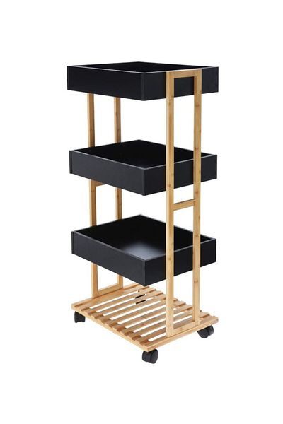 Excellent Mobile bathroom shelf 4 shelves 88 cm