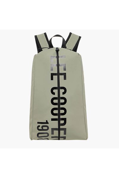 Lee Cooper Lee Cooper Logo Print Backpack with Adjustable Straps and Zip Closure