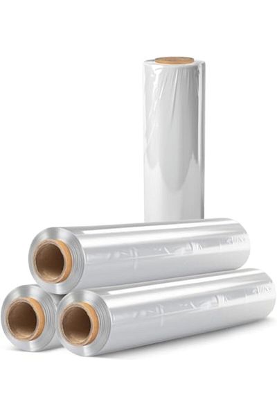Generic 1Pcs plastic film roll kitchen roll Clear Stretch Film Wrap, 500mm Wide 3 kg Roll Heavy Duty Plastic