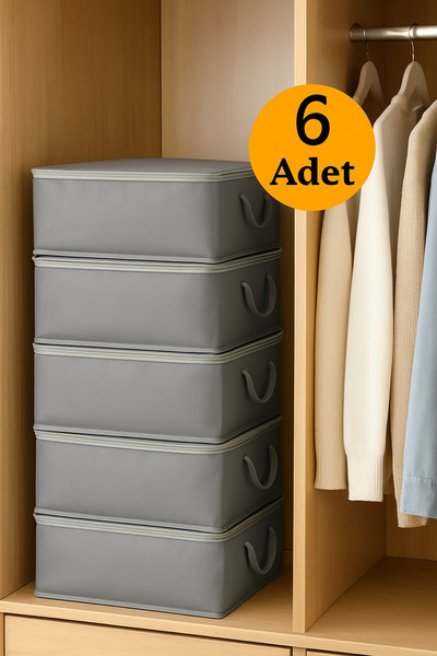 Lio20 6 Lı Elbise Kıyafet Nevresim Çok Amaçlı Düzenleyici Yazlık Kışlık Kıyaf...