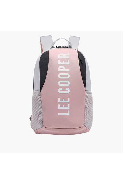 Lee Cooper Lee Cooper Print Backpack with Adjustable Shoulder Straps and Zip Closure