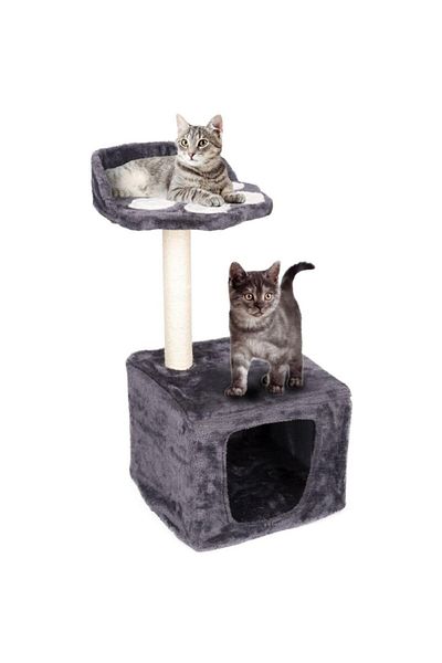 Pet Comfort Cat scratching post with bed, two-tier, 68x30x30cm