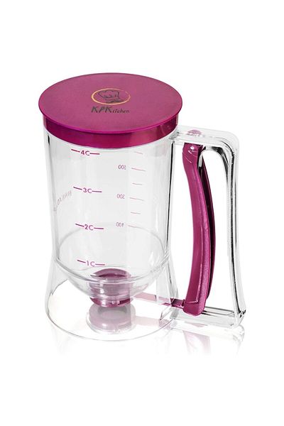 OEM Cana dozator aluat pentru clatite transparent cu capac mov