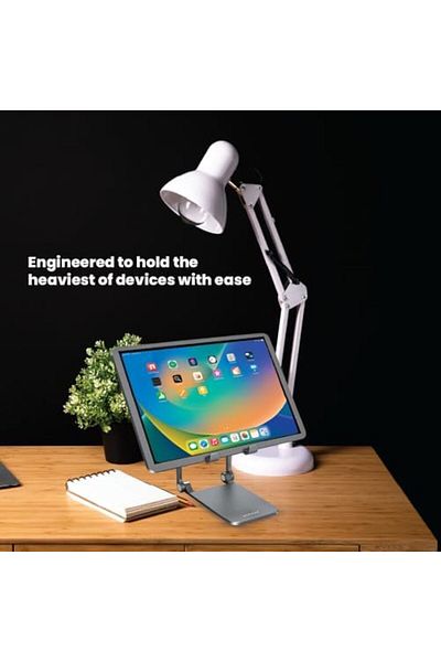 seeken Aluminum Alloy Phone & Tab Holder | Adjustable | Portable | Multi-angle | Lightweight | Premi