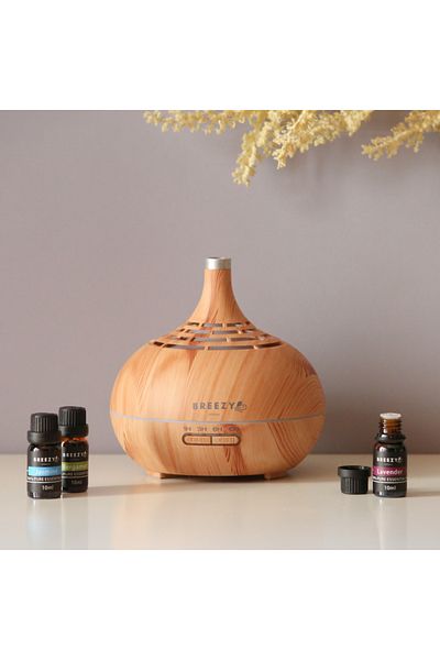 TAAM_SA 500ml Home Steam Diffuser for Aromatherapy and Essential Oils Luxury Gift Wooden Design