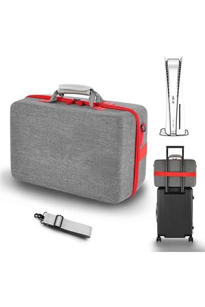 NO N4ME RUIXZSS PS5 Case with Hard Shell, PlayStation 5 Travel Bag, EVA Travel Bag Holds Console, Controller