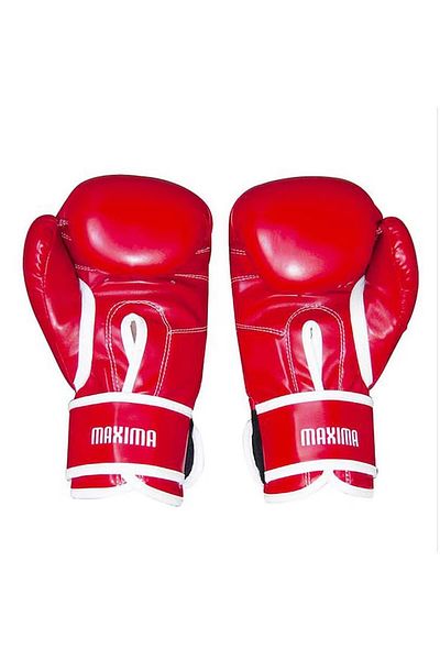 Delta Red Maxima Deluxe Pu Dura-strong Boxing Gloves