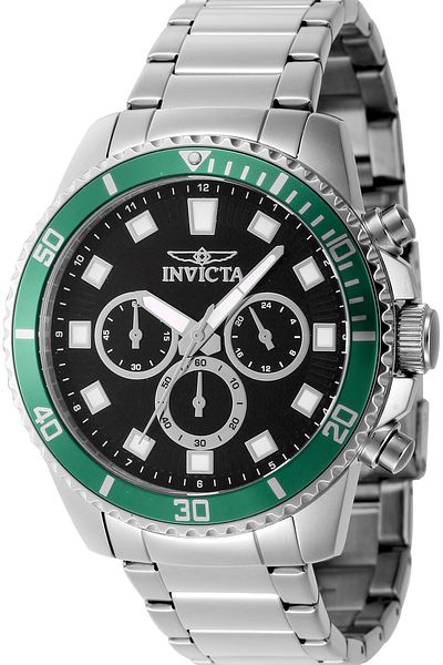 Invıcta Ρολόι Invicta για άνδρες 46051 Pro Diver σε ασημί απόχρωση με μαύρο καντράν